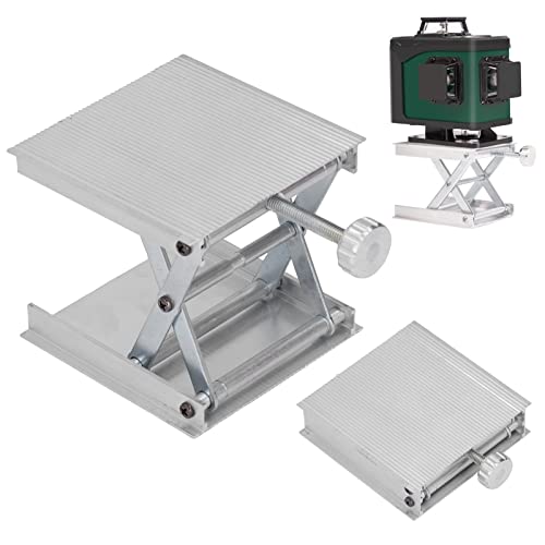 Laboratoriumliftplatform voor niveautabel, vloermontagetafel, verstelbare tafelwandtabel voor tafelgereedschap, 90mm heftafels (zilver) 5