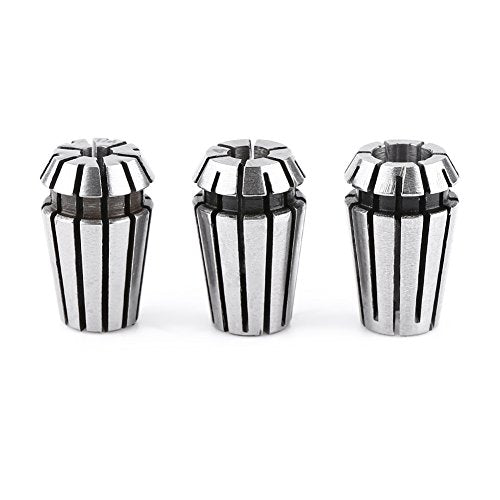 Spring Collets, 3 st ER11 CNC Graveermachine Collet Milling Draaibankhouder Gereedschap 1/8 inch (3.175mm) 4mm 6mm