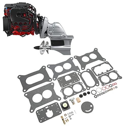 49st Marine Carburator Reparatiekit, 987440 Marine Carb Rebuild Kit 3854116 3854256 Vervanging voor 3,0 4,3 5,0 5,7 2bbl Carb-motoren 3