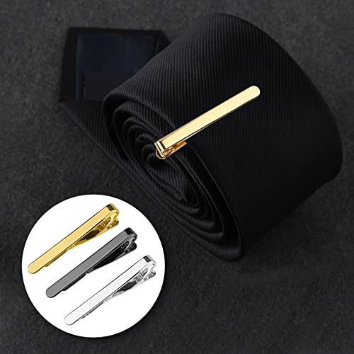 3 st. Tie Pins Tie Pins voor mannen Tie Pins voor mannen Set Classic Tie Pins voor mannen Klassieke Tie Pins voor mannen Dagelijks leven Bruiloft Business Father's Day Gifts, Non-Precious Metal, none_stone 4