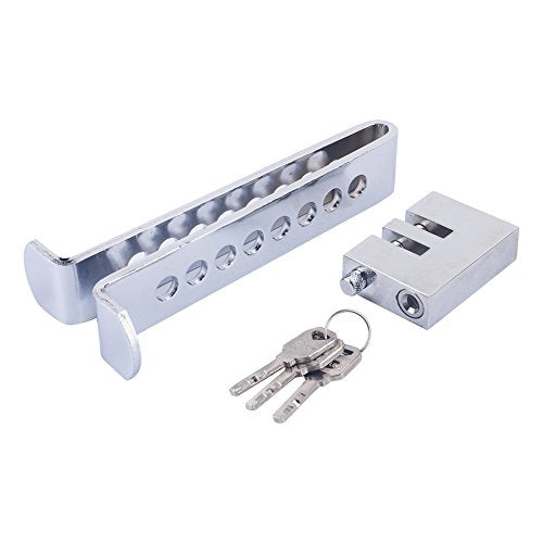 Pedaalslot Rem Pedal Lock Veiligheid Auto 8 Hole Steel Clutch Safty Lock Anti-diefstal voor auto's Trunk Clutch Pedal 4
