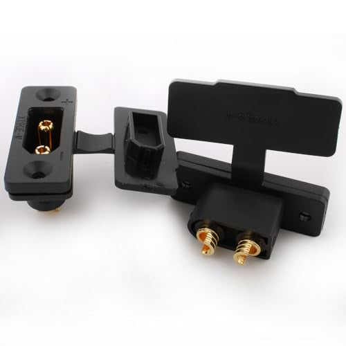 10 Pairs XT90E-M XT90h XT90 Male Ball Connector, Kabelpluggen met rubberen dop, schroeven, waterdicht, voor Lipo Battery XT90 Plug 5