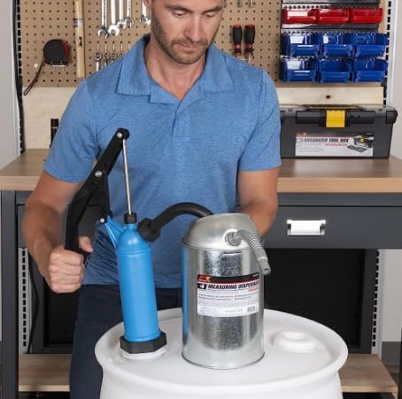 Handpomp voor olievaten, handpomp voor roterende olie, pomp voor trommels met hendel met handmatige instelling van 150 liter 5