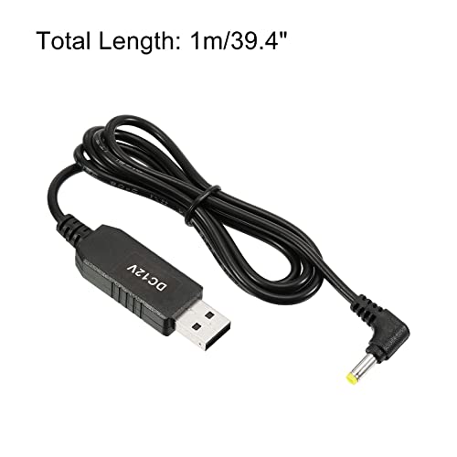 6W 1A USB Up Voltage Inverter, DC 5V naar DC 12V Power Adapter 90 graden hoek 4 x 1.7mm Kabel voor Router LED Lamp Speakers