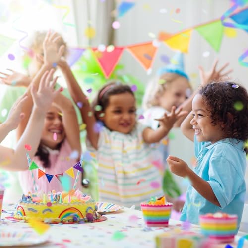 3,5cm rond weefselpapier Confetti Tafel Confetti Cirkel Dots voor bruiloft, verjaardagsfeest, ballondecoraties (1.7 oz), zwart/wit/goud 4