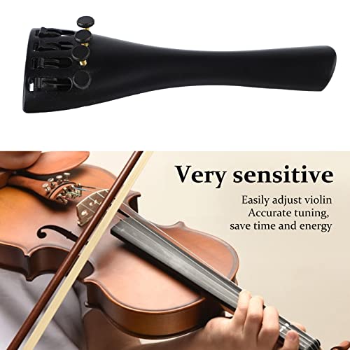 4 Finetuners Viool Finetuner Tailpiece Aluminium Fiddle Tailgut Tailgut Tailpiece voor volledige maat Viool 1/8 3/4 4/4 Maat Onderdelen Accessoires