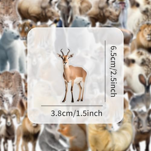 Tierwelt 50 stuks Afrikaanse dieren Vinyl Stickers Set Auto Motorfiets Fiets Skateboard Snowboard Bagage Laptop Koffer Helm Motorfiets Computer