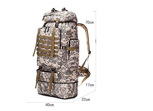Grote Outdoor Rugzak, 100 Liter, Militaire Tactische Rugzak voor Mannen, Waterdicht, Grote Capaciteit, Hiking Rugzak, Leger Rugzak, Militaire Rugzak voor Camping, Reizen, Bushcraft, Wandelen, Jacht 5