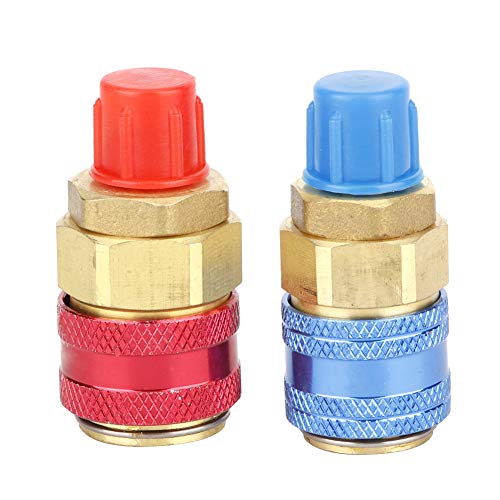 R134A Hoge lage druk Quick Coupling Connector voor auto AC Refrigerant, Straight Adapter voor Car Airconditioning