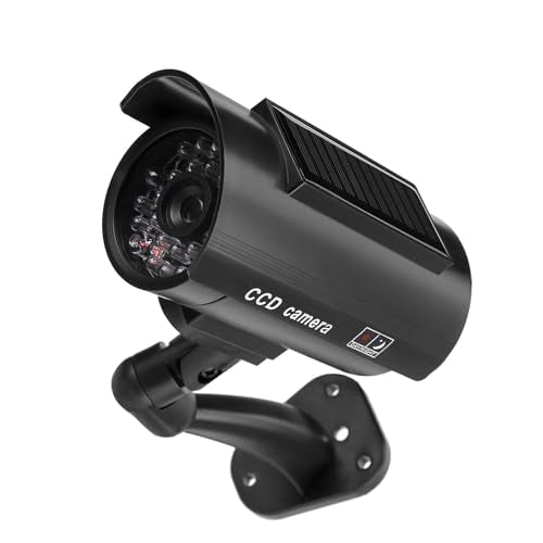 Waterdichte zonnesimulatiecamera, imitatie dummy veiligheidscamera met knipperend LED-licht voor betrouwbare huisbescherming 3