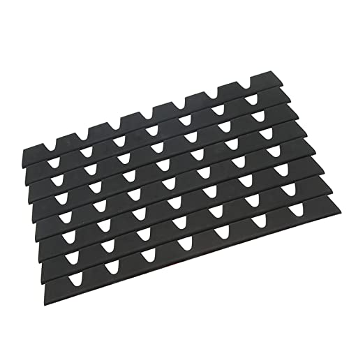 8-Piece set voor Bumper Scrape Guards, Rubber Black Universele Bumper Anti Scratch Beschermer