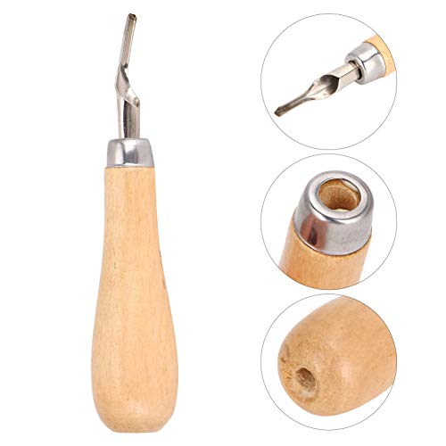 Linoleum Cutter 5-In-1 Linoleum snijgereedschap 5-Blade Set Geschikt voor Tapijt snijden en drukken Stempels DIY houtsnijwerk 5