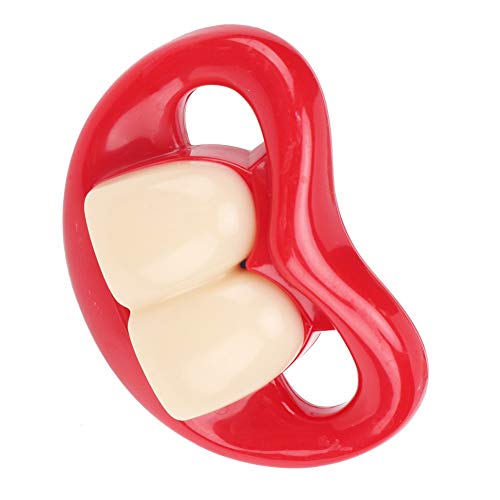 Baby Funny Dummy Pacifier, Novelty Silicone Anti-off Pacifier Nipples Cute Kussable Lips en Teeth Pacifier BPA Gratis voor pasgeboren baby peuter vanaf 3 maanden (2 Boxing Teeth) 4