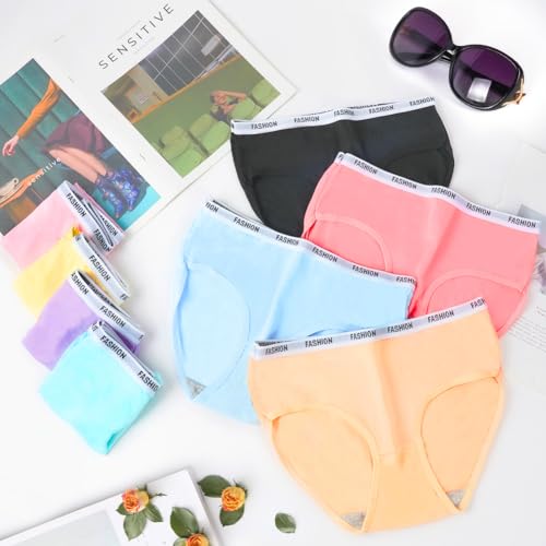 Meisjes tiener onderbroeken ondergoed, ademend comfortabele briefjes, snelle droge briefjes, waist briefjes, bodems, 8-18 jaar