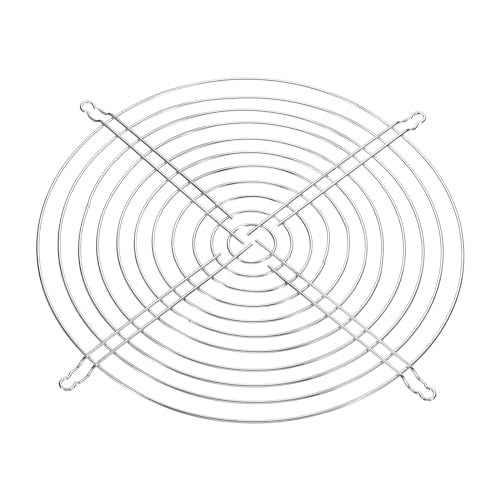 254mm Dia Fan Finger Grill, 1 Pack Metal Grill Protector Guard voor 254X254mm Ventilator beschermhoes DIY, Silver 5