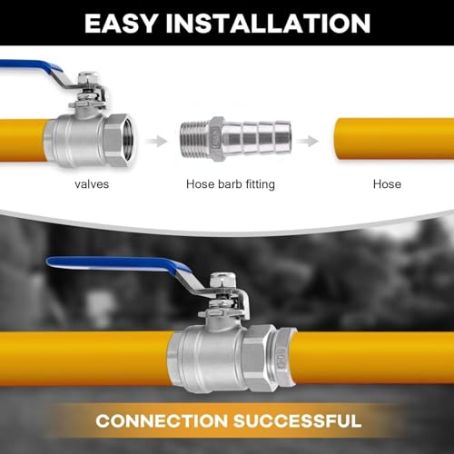 1pc slangaansluiting met prikkeldraadadapter dfe roestvrijstalen slangas SS304 1/8"~3/4" (1/2 x 19mm) 5