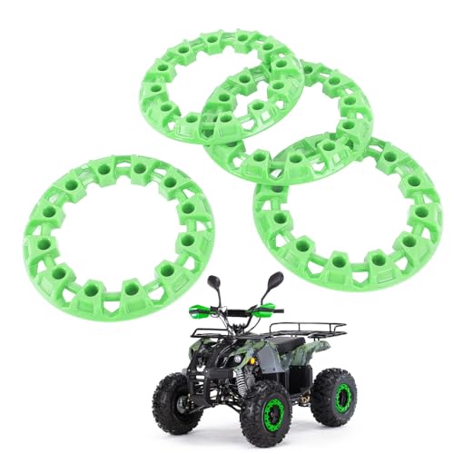 6 Inch ATV Wheel Cover Hub Bescherming Decor Plastic Banden Decoratie Rim Beschermer Universeel voor Go Kart ATV (GREEN) 5