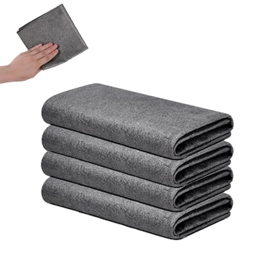 4Stuks Verdikte Schoonmaak Kleding Mini Maat Reiniging Kleding Super Soft Streak Gratis Herbruikbare Schoonmaak Kleding Microfiber Schoonmaak Kleding voor stoffen Keuken Auto Home Glazen raam