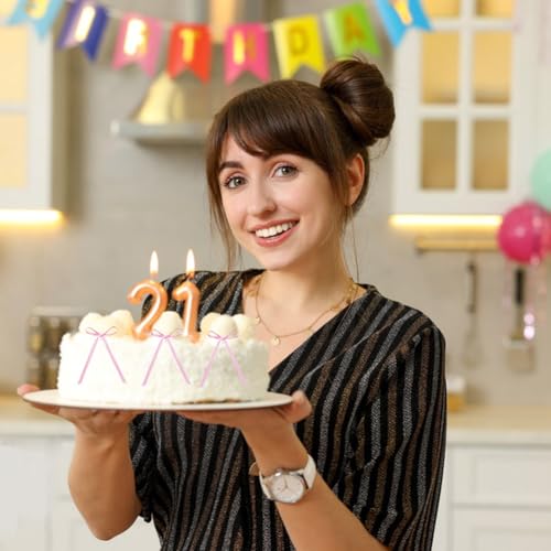 16 stuks Pink Bow Cake Decoraties, 17 x 12 cm Bow, Cake Decoraties, Vintage Cake Toppers, Elegante Thema's, Roze Bow voor verjaardagsfeest, Cake Decoraties 5