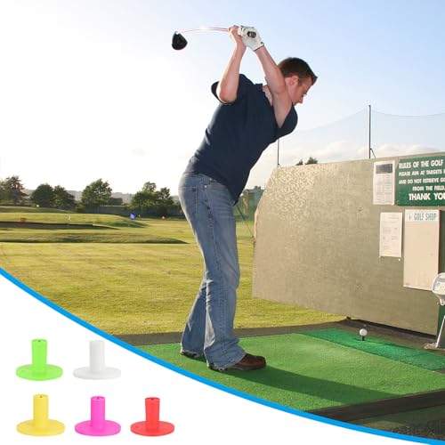 Rubber Golf Tee, Golf Oefening Tees Training Driving Range Tee Stabiele Golf Bal Houder voor Indoor Hitting Mat 4