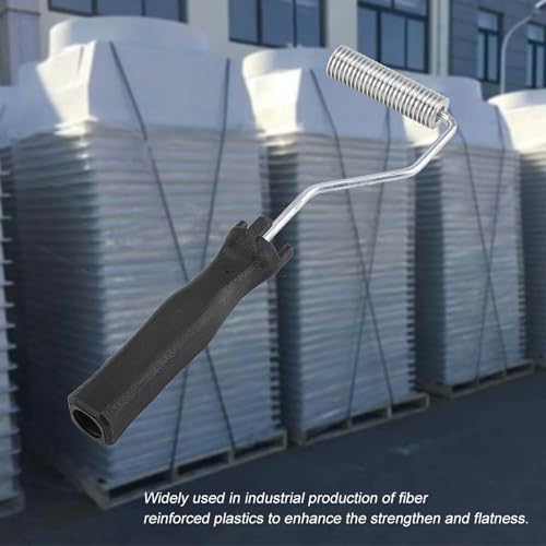 Fiberglas Roller, FRP Bubble Roller lichtgewicht aluminiumlegering met hoge sterkte duurzaam in gebruik voor het verbeteren van de vlakheid voor het bewaren van hars voor De 4