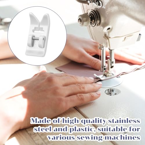 Pak van 6 naaiaccessoires, multifunctionele naaivoet, naaimachine accessoires, zomen voet, huishoudelijke accessoires, set, naaivoeten, naaimachine voeten, roestvrij staal, voor 3