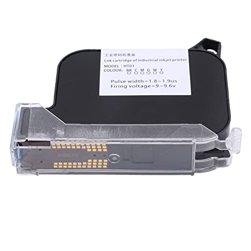 Handheld Inkjet Printer Ink Cartridge HT01 40ml Handheld Printer Ink Cartridge Quick Dry Inkjet Printer Cartridge Replacement Inkjet Printer Ink (Zwart) 3