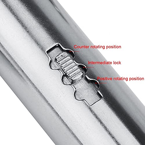 Ratchettaphendel verstelbaar handvat met T-bar Ratchet tapsleutel M3-M8 en M5-M12 voor tap en stangset(M5-M12 Kort 5