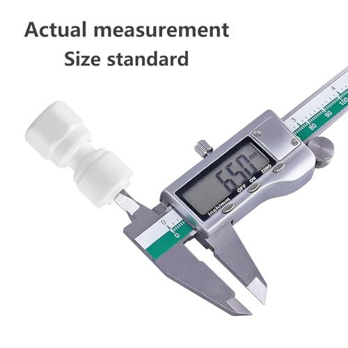 1Stuks 1/4" Tube OD tot 10mm Vrouwelijke Thread Water Filter Connectors, Plastic Pipe Quick Connectors voor Water Filter Dispensers 5