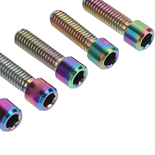 M4 3Scs 13.5 2Scs 20mm Derailleur Schroeven, Roestvrij voor- en achterzijde Derailleur Limit Fijne aanpassing voor Mountainbike (kleurrijk) 4