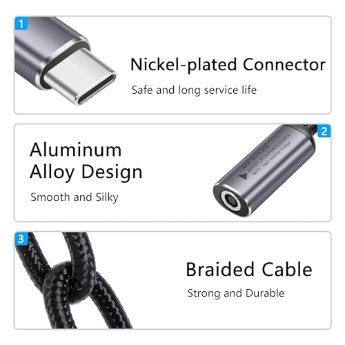 PD 140W DC6037 naar USB C Kabel DC 6mm x 3.7mm Vrouw (6 x 0,6mm) Invoer naar type C Man Power Kabel met PD Automatic Identification Chip, voor telefoons, tabletten, laptops 4