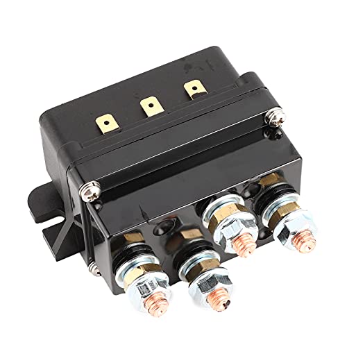 Waarschuwing: 12000LB Winch Solenoid Winches Winch Solenoid Relay Magnet Switch Control Switch 12V 500A Geschikt voor ATV Utv 8000Lb-12000Lb Winch Andere onderdelen