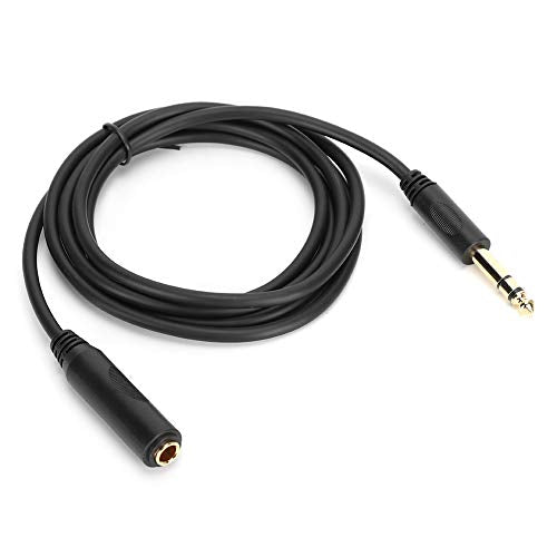 Man naar vrouw o Kabel stereo o Kabel Pure Koper Dirigent met afscherming 6.35mm Stereo Man naar vrouw o Extension Kabel voor geluidskaart elektrische gitaar (6m) 3