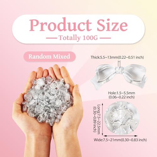 Diverse Acryl kralen, Cute Craft kralen, Bulk voor doe-het-zelf Boheemse armbanden, ketting, oorbellen, sleutelhangers, sieraden maken 3