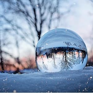 Kristal wissen Bal, Aziatische zeldzame natuurlijke Quartz Clear Crystal,Healing Bal Transparante Bal met Basis 40m m 5