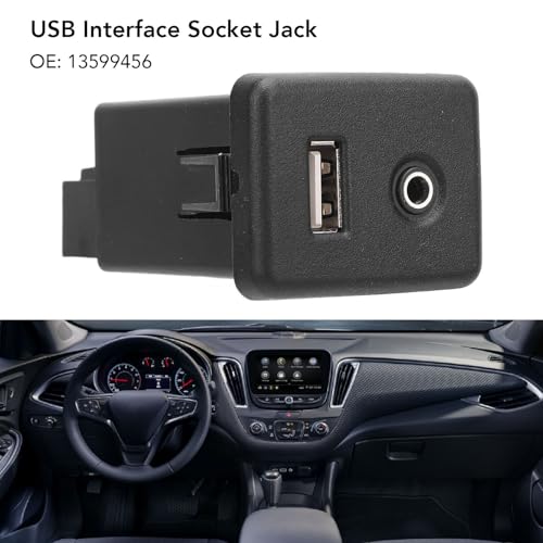AUX USB-interface Socket Jack Smoerer Reding Safe Connection 13599456 voor Malibu EG3 2012-2018 5