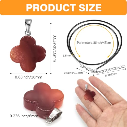 Kristallen ketting, 10 st Natural Assorted Color Healing Crystal Ketting Bedels voor sieraden maken 3