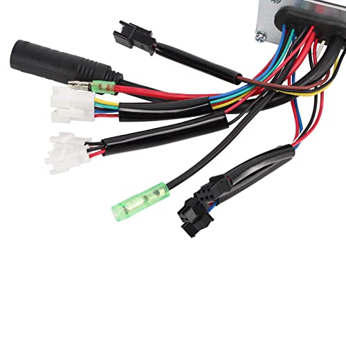 Bike Motor Controller, KT 17A Controller 36V 48V Motor Controller Vierkante golf met dubbele einden String Lights SM-aansluiting voor 350W Motor 5