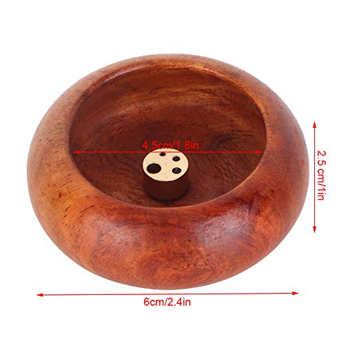 Incense Sticks, Mini Rook Sticks, Houten Incense Stick Holder Gemaakt van hout, Boeddhist producten, Scale-Shaped Incense Stick Holder (Rosewood) 4