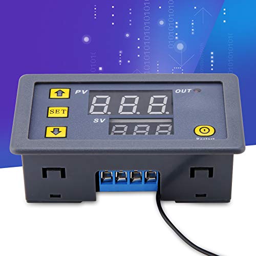 Digitale thermostaat, W3230 DC 12V 24V 220V LED digitale temperatuurregelaar Thermostaatschakelaar Sensormeter (12V) 4