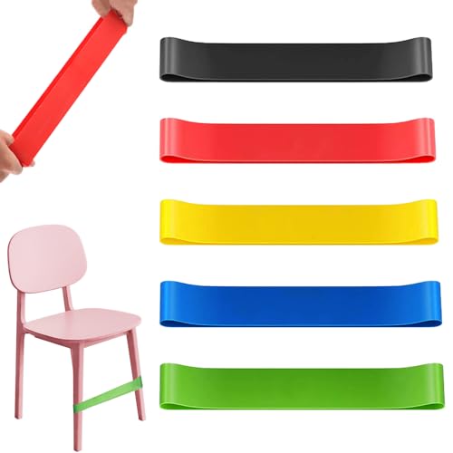 Verpakking van 5 Stretch stoelbanden TPE Materiaal Multicolor voor kinderen Sensory Needs Onderwijsbenodigdheden voor speciale behoeften