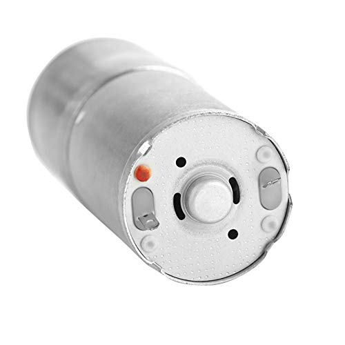 DC DC Drive Motor, 25mm DC 12V 25V GA-370 Low Speed Metal Gear Motor voor elektronische vergrendeling (12V 200RPM)
