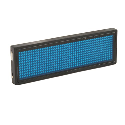 LED Naam badge Tag blauw programmeerbaar 4 helderheid met magnet voor hotel restaurants 3