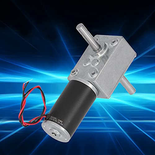 Worm Gear Motor DC Motor metalen behuizing Roestvrij staal uitgang Shaft lage wrijving energieverbruik Elektrische motor gebruikt in huishoudens (DC12V 260RPM) 3