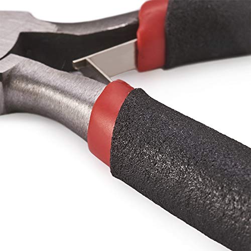 5.9" Koolstof gehard staal Plat lange ketting neus tang Naald neus einde tang voor sieraden maken handige reparatie gereedschap 4