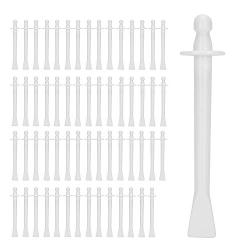 Neus haar wasset, neus wassticks wegwerp was applicatoren 60 stukken voor neus, wenkbrauwen en lippenhaar 3