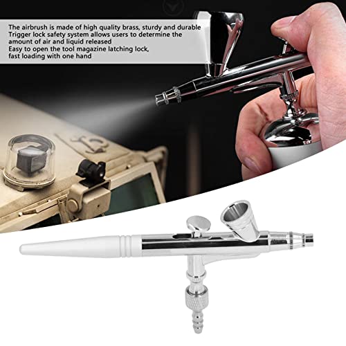 Airbrush Professional Airbrush System Set, G1/8 Air Brush Gun met Dripper, sleutel voor meubels, auto grafieken, ambachten, cake, tatoeages, Art(Caliber 0.3mm)