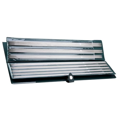 44 stuks breien Kit, Dubbelpuntig Roestvrij staal Weefgereedschap voor sokken en truien, verkrijgbaar in 11 maten Van 1,5 Mm tot 6,5 Mm (36 cm) 4