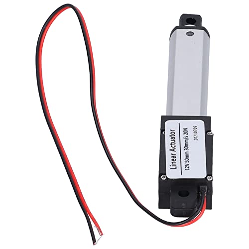 High Speed Linear Actuator, Linear Actuator 50 Mm Stroke DC 12V Interne Terminal Switch met laag geluidsniveau Mini Linear Motion Actuator, voor Automotive Industrial (Broke 50mm-30mm/s-20N) 5