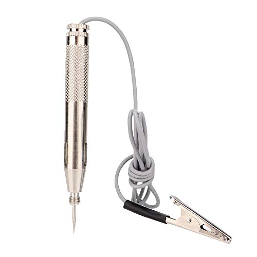 Elektrische Circuit Tester, 6-24 V, Lange Probe Tester met Indicator Licht, Draagbaar met Extension Kabel voor Low Voltage Systems, Auto, Vivid Kabel, Fuses